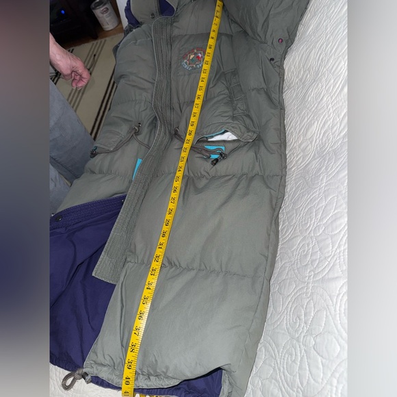 Vintage Brambilla France Men’s Cotton Poplin Duck Down Duvet Arctic Coat - Picture 2 of 14